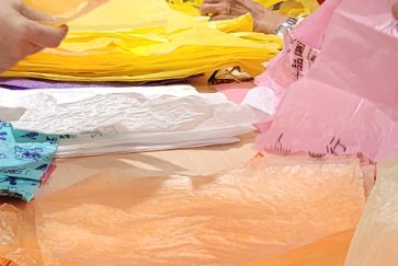 【樹林分館】環境永續塑膠袋拼貼創作活動