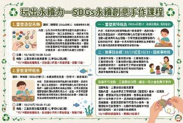 【三重崇德分館】永續閱讀推廣活動