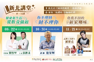 【總館】講座開麥啦！來聊、來玩、來互動｜115年度參與式互動講座「新北講堂」正式登場！